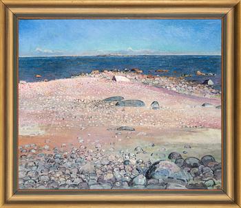 Arthur Bianchini, "Autumn Day by the Sea". (Motif from Sandhamn).