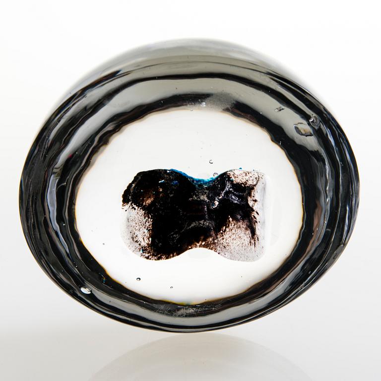 HELENA TYNELL, skulptur, "Waterfront stones", signerad signerad Helena Tynell, Riihimäen Lasi Oy.