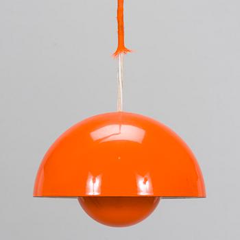 Verner Panton, a 1960/1970s 'Flower pot', pendant light for Louis Poulsen, Danmark.