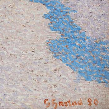 Gustaf Fjaestad, Snowy landscape.