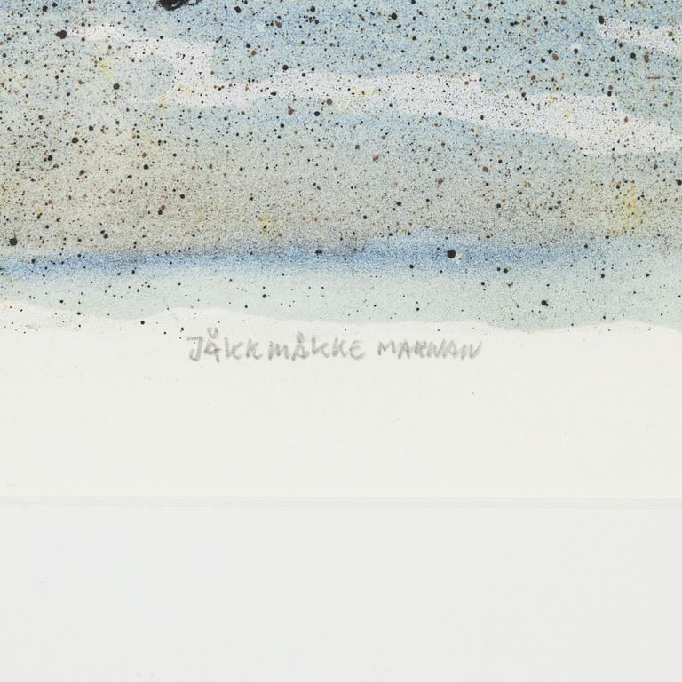 Lars Pirak, lithograph in colours, signed 40/360.