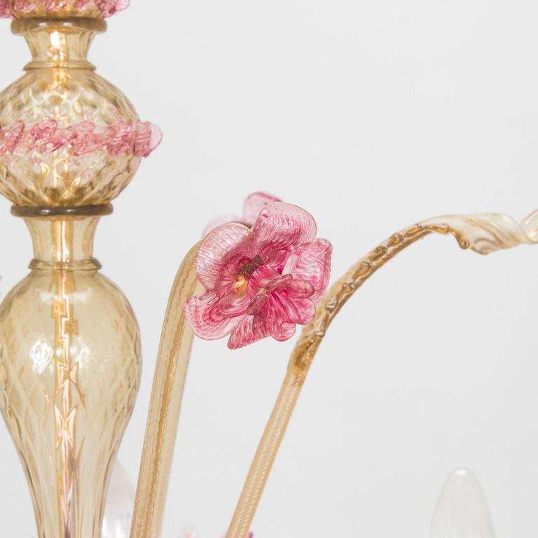 A mid-20th-century Venetian style chandelier, Murano.