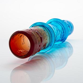 Oiva Toikka, vas, glas "Bambu", signerad Oiva Toikka, Nuutajärvi Notsjö.