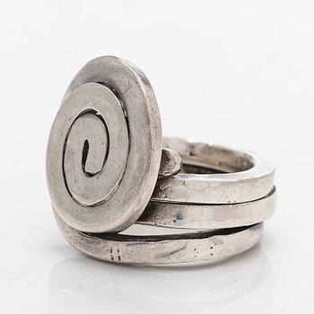 Alexander Calder, a late 1930s silver ring.