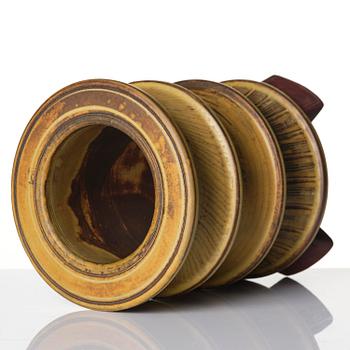 Wilhelm Kåge, a "Farsta" stoneware vase, Gustavsberg Studio 1960.