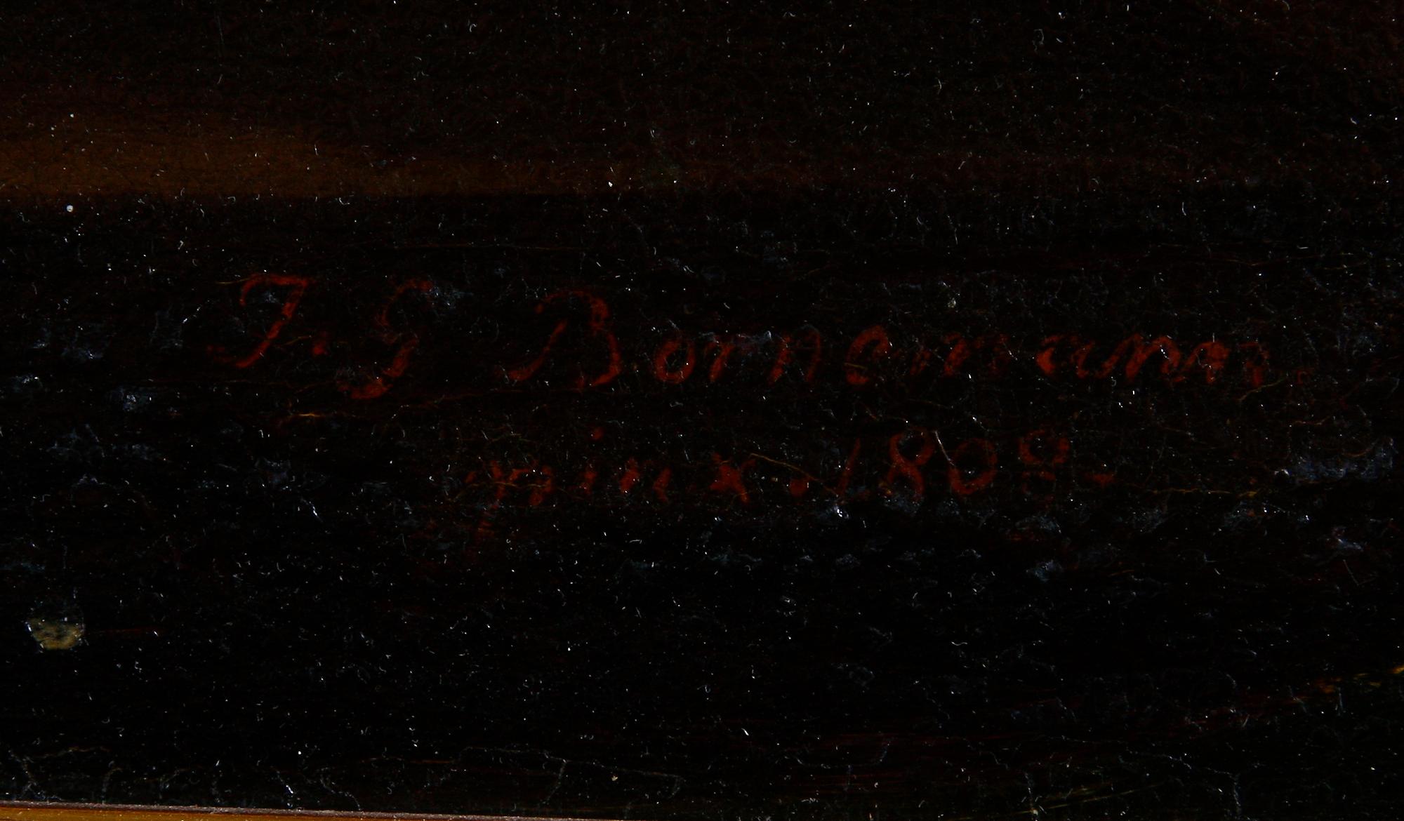 BORNEMANN, JOHAN GÜNTER, tillskriven, olja på duk, bär sign o dat 1808.