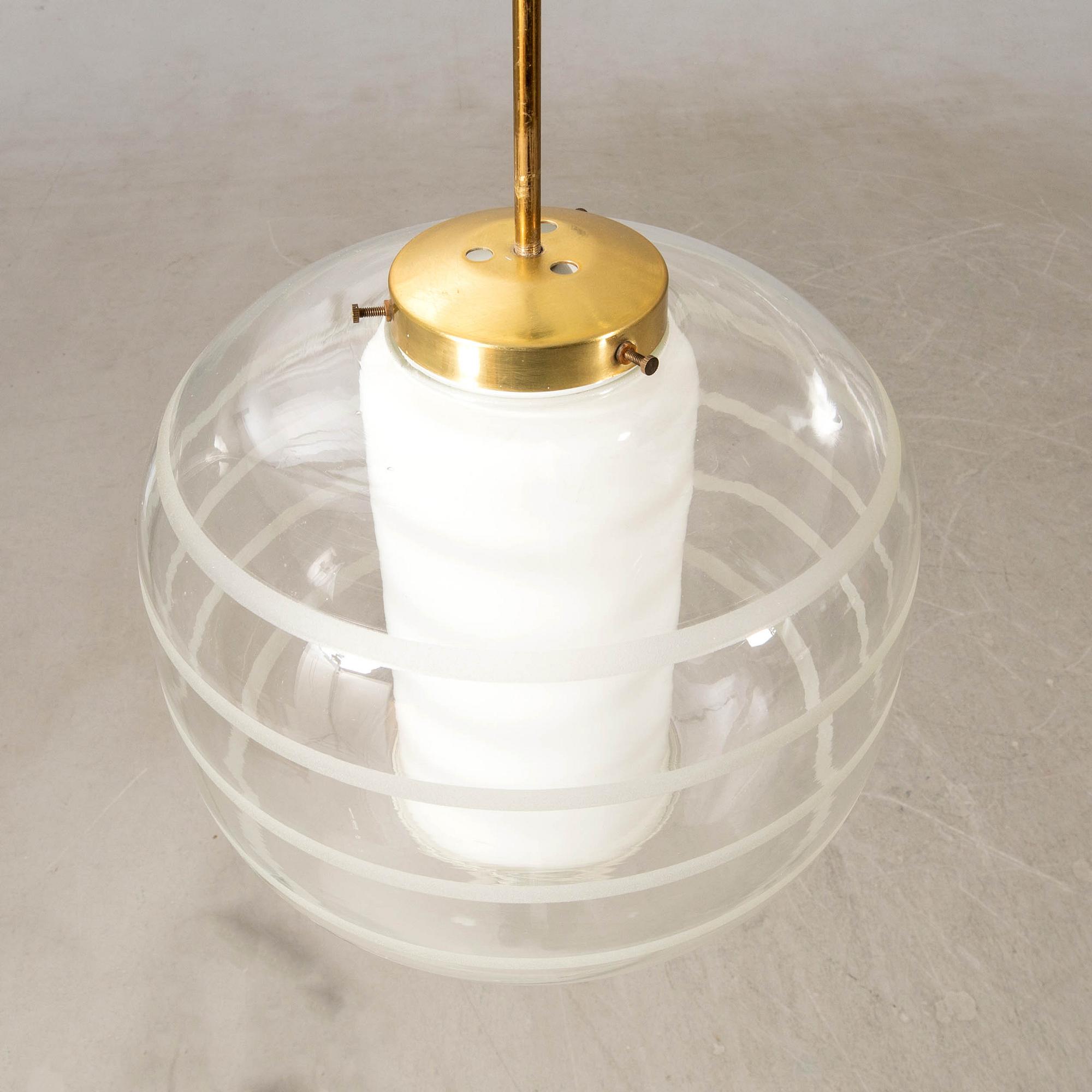 Harald Notini, troligen, taklampa, Arvid Böhlmarks lampfabrik, 1930-1940-tal.