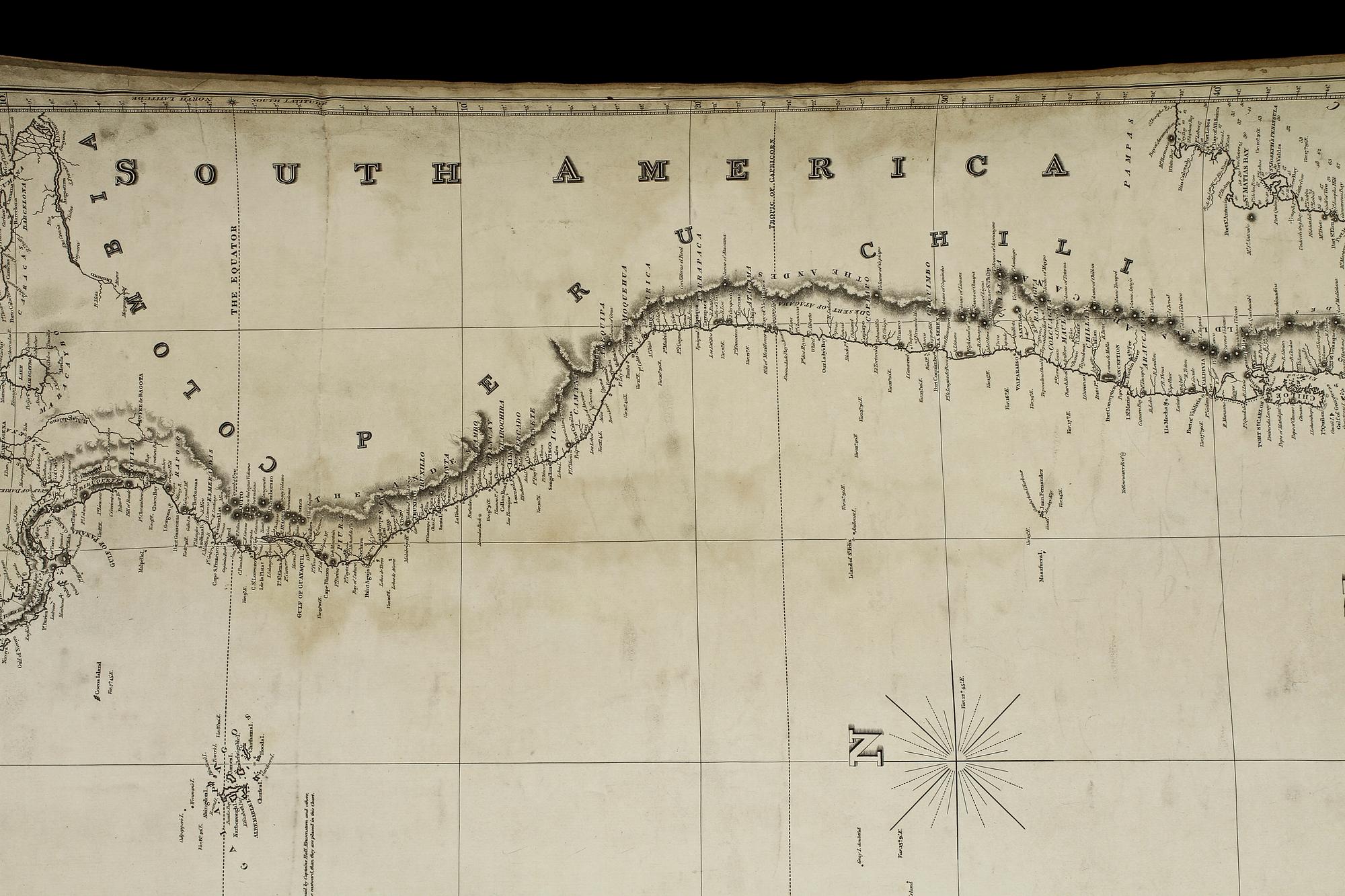 KARTA/SJÖKORT, 1800-tal.