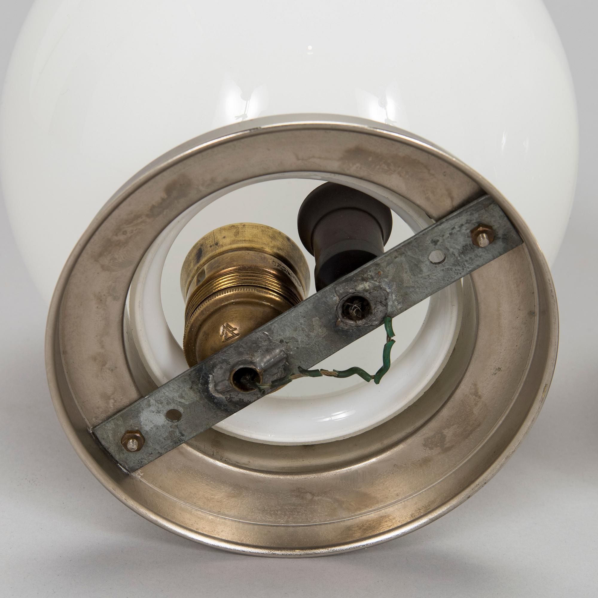 A pair of  1930s '80139' ceiling lights for Idman.