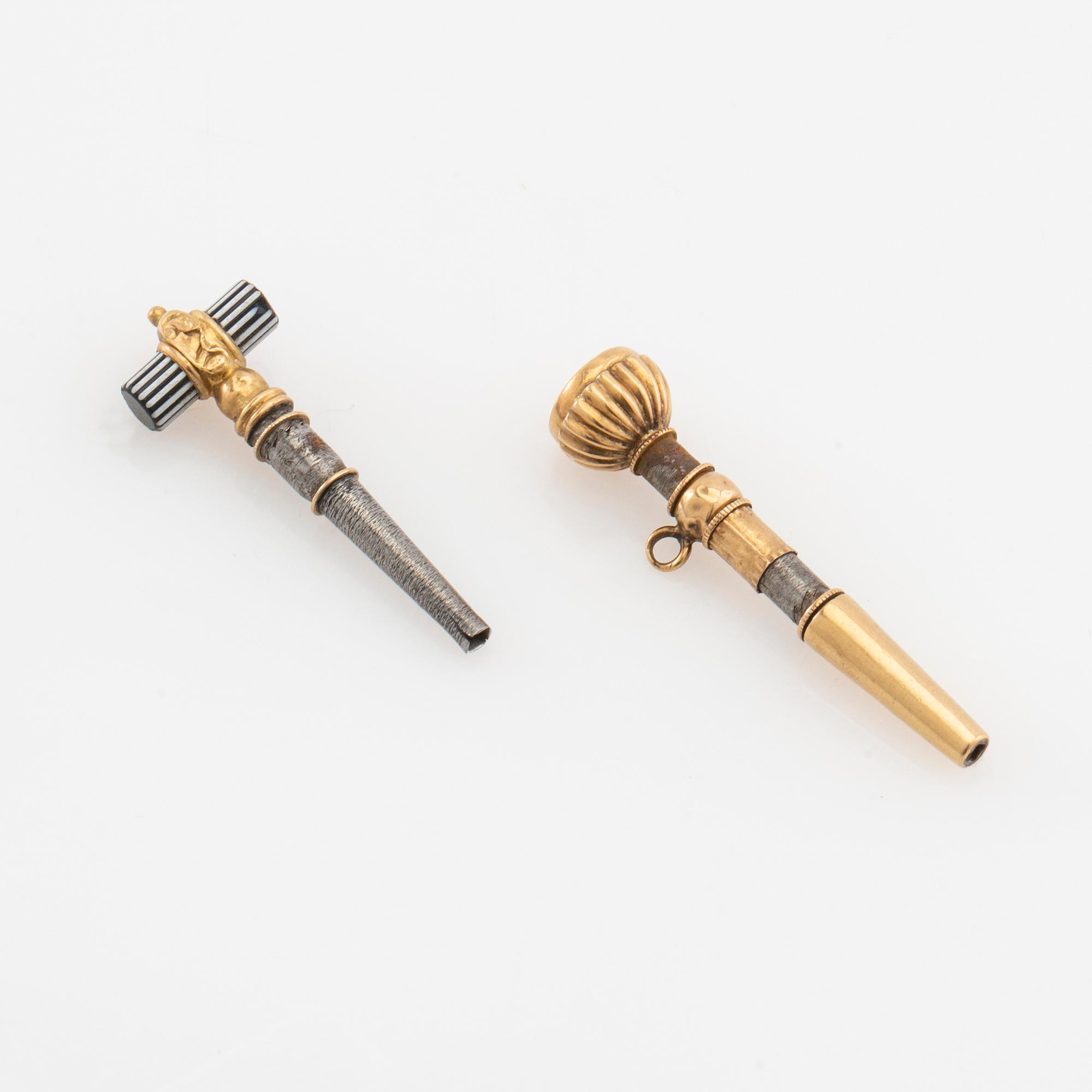 Pocket watch keys 2 pcs.