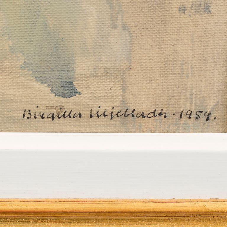 oil on canvas, signed and dated 1954.