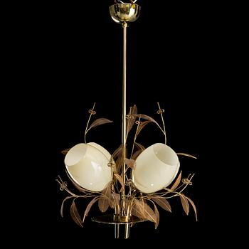 PAAVO TYNELL, A CEILING LAMP. Model 9029/4. Manufactured by Taito Oy. Early 1950s.