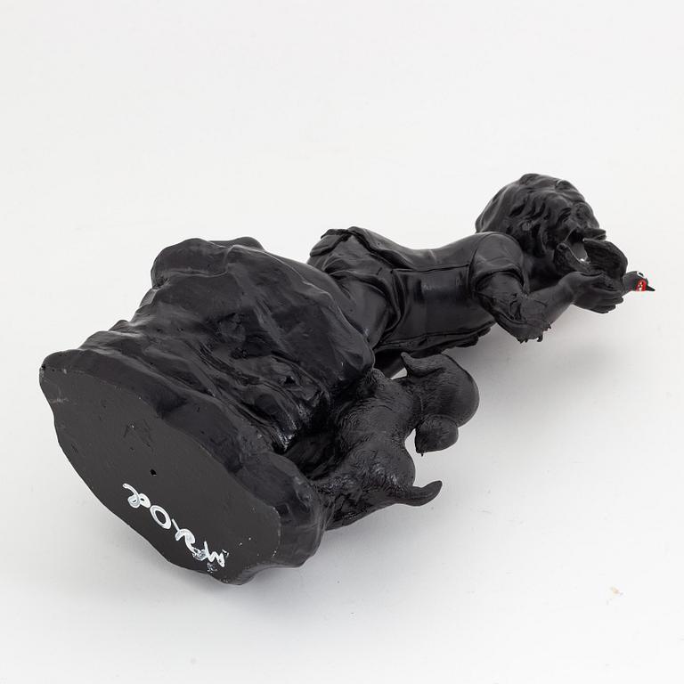 Makode Linde, skulptur, signerad, utförd 2008.