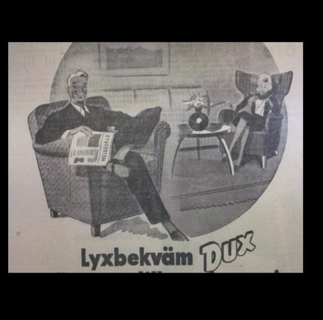 Dux, a Swedish Modern easy chair, 1940's/50's.