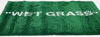 Virgil Abloh, a 'Wet Grass' carpet, Ikea, c. 195 x 133 cm.