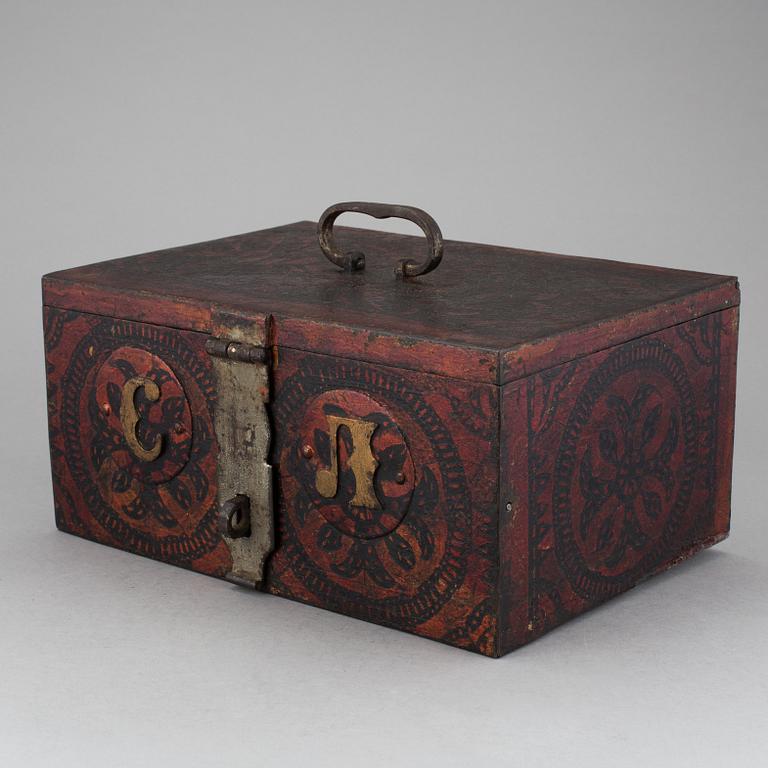 KASSALÅDA, järnplåt, Ryssland, 1800-talets slut.