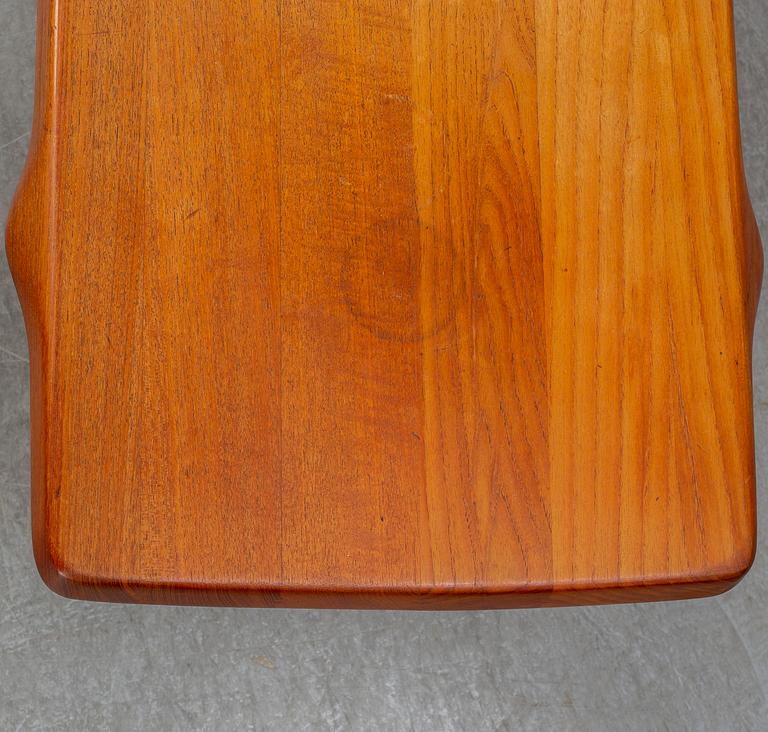 JOHN BONÉ, sofa table, Denmark. Second half of the 20th century. Signed.