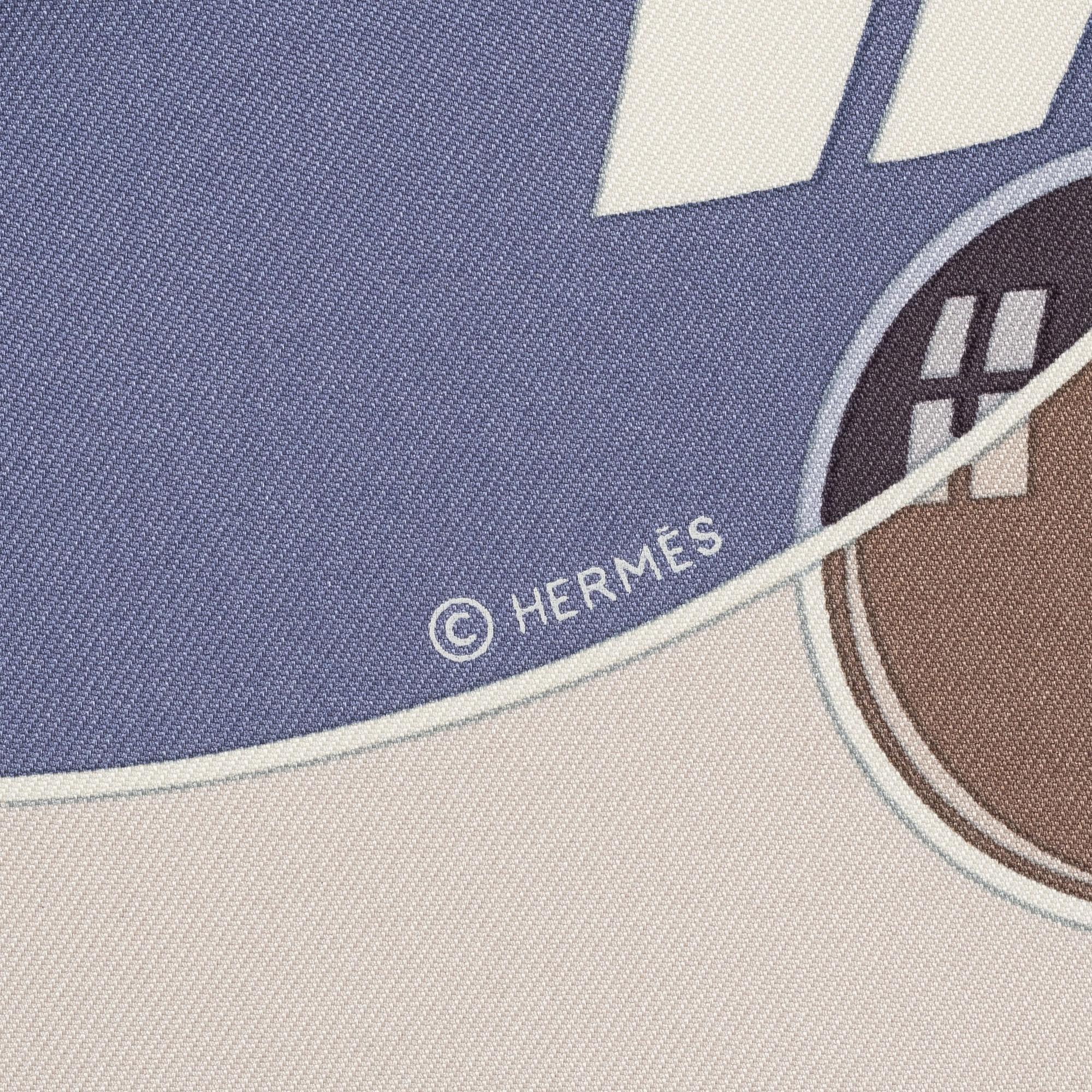 Hermès, scarf, "Bal de Bulles".