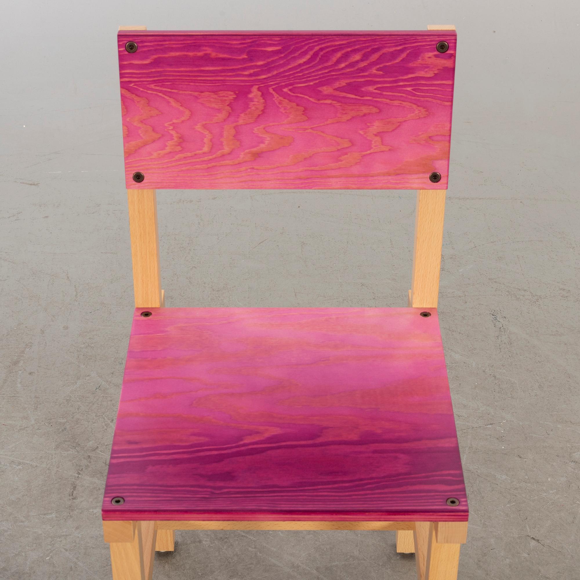 FREDRIK PAULSEN, "Röhsska"Designbaren, chair, Blå Station 2020, Chair 71/102.