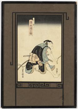 Utagawa Toyokuni I, färgträsnitt, Japan, 1800-talets första hälft.