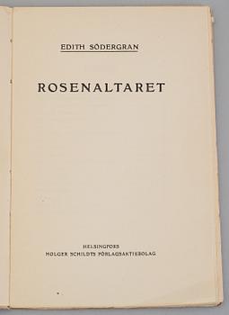 BOK, Fyra originalupplagor av Edith Södergran, Dikter.