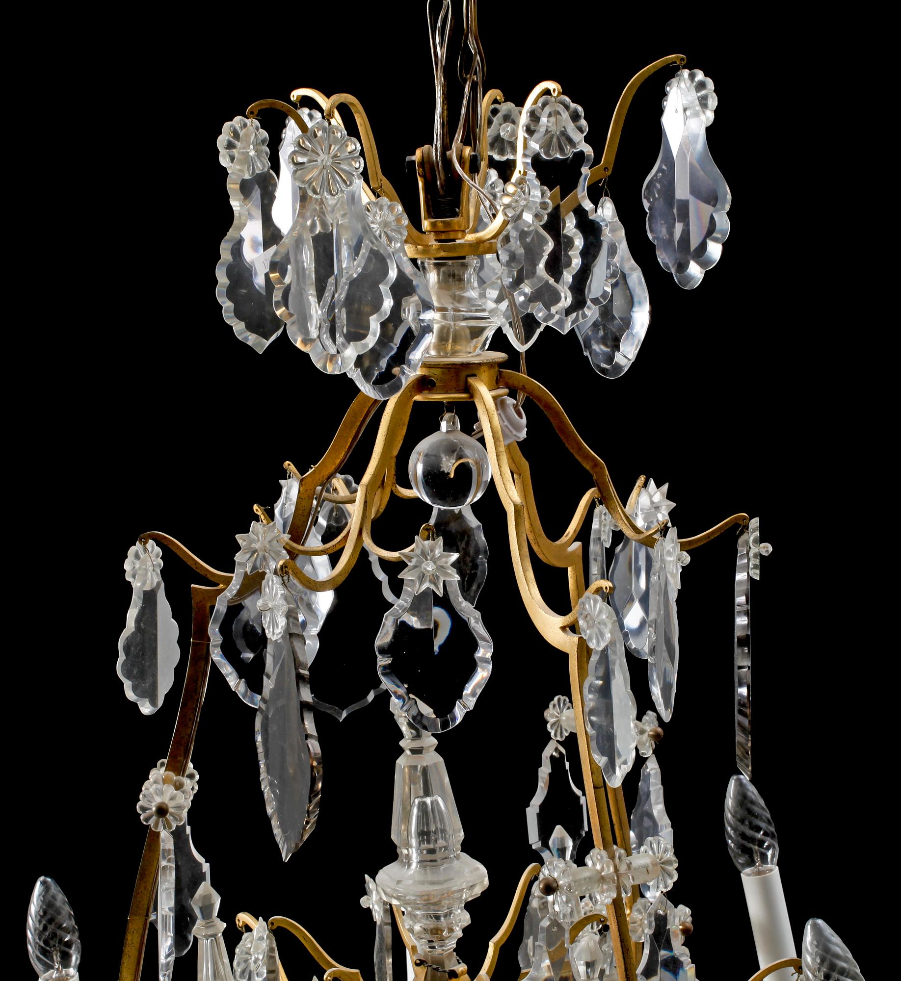 LJUSKRONA, rokokostil, 1900-tal. H 105.