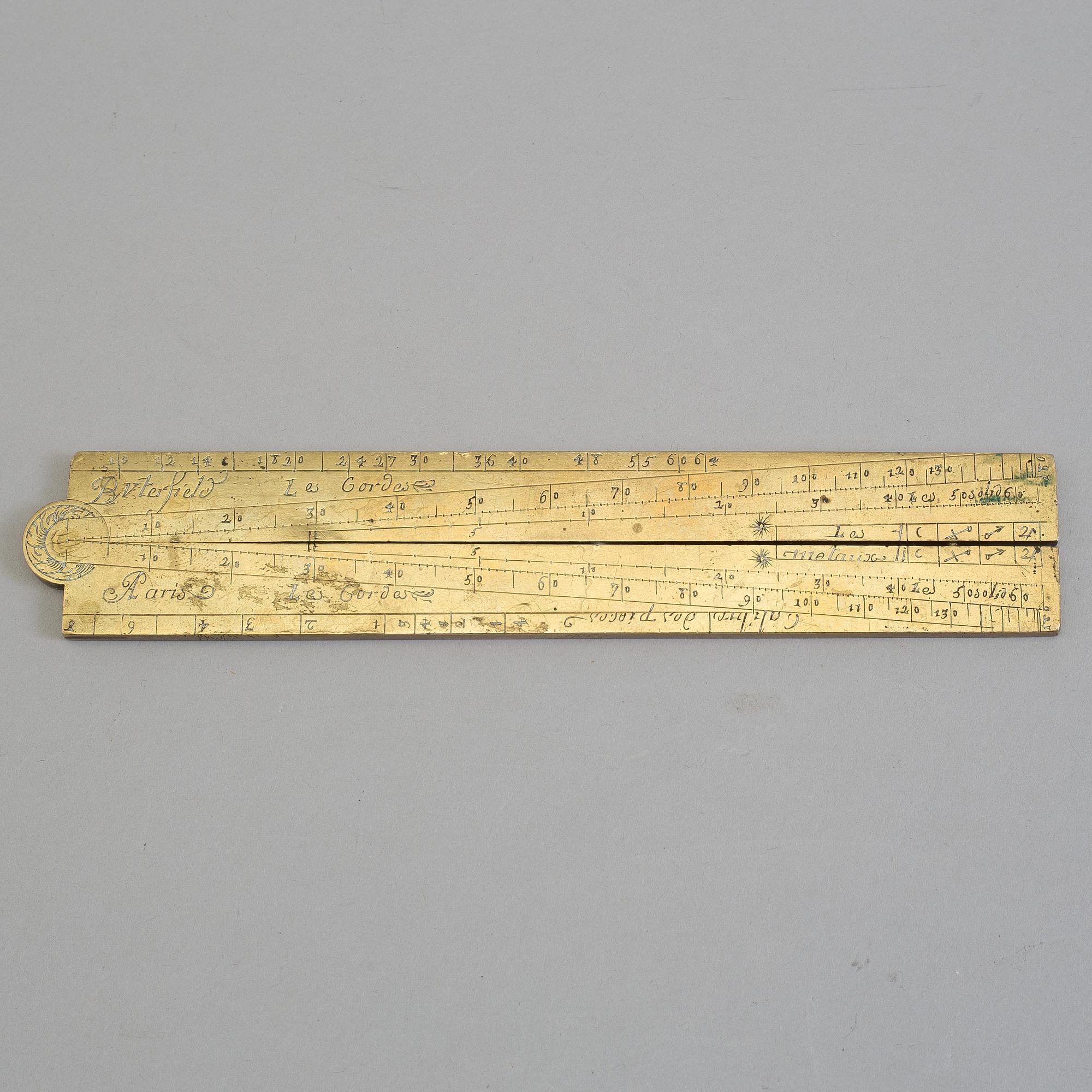 A Brass ector by Butterfield Paris 18th century.