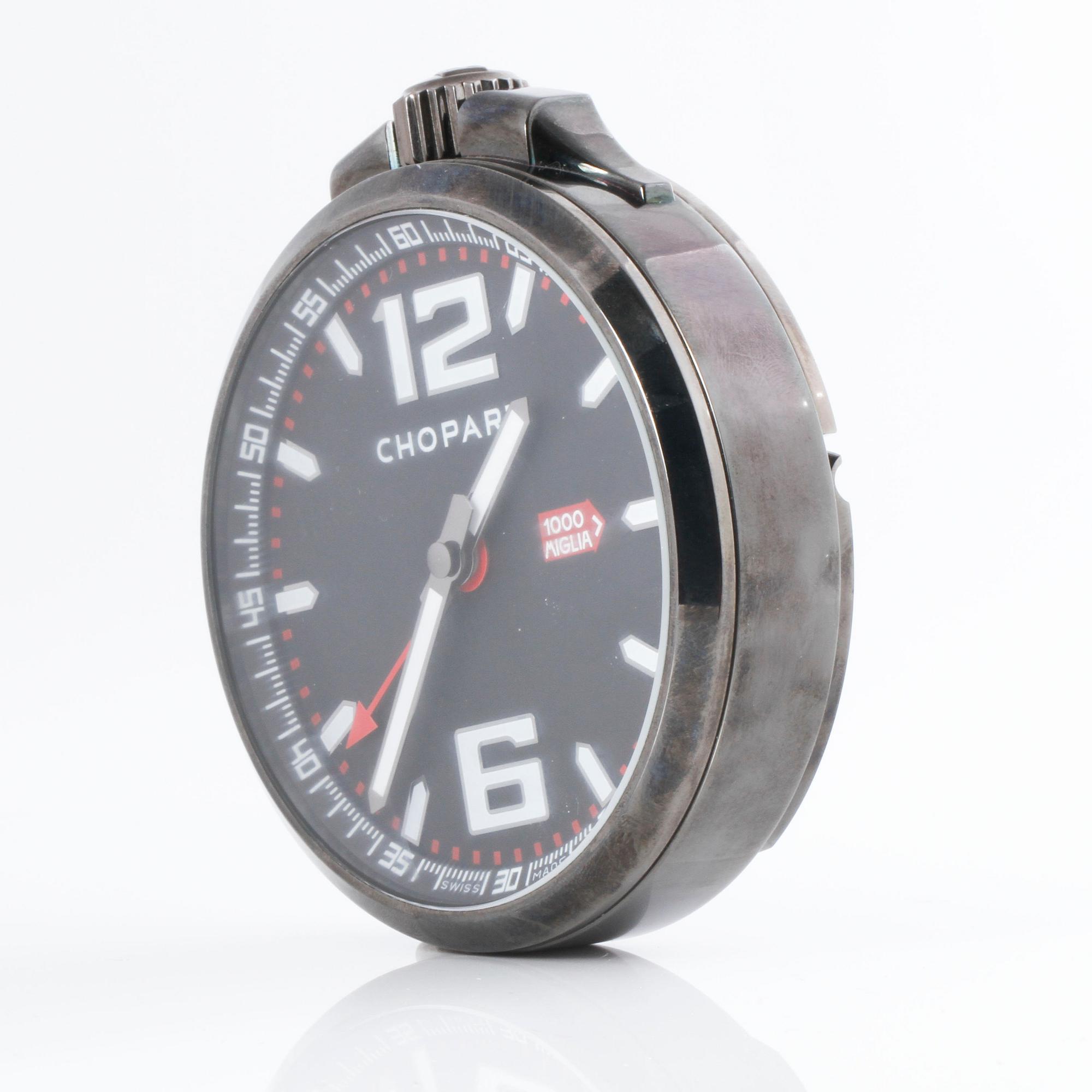 CHOPARD, Mille Miglia GT XL, table alarm clock, 89 mm.