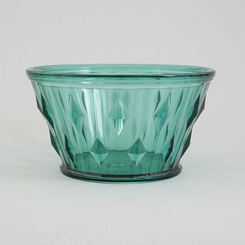 a glass bowl by SIMON GATE Orrefors ca 1930.