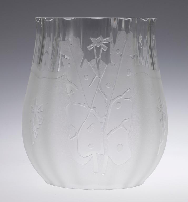 GLASKUPA, Glössner, 1900-tal sign. Glössner, AJ.-MER.