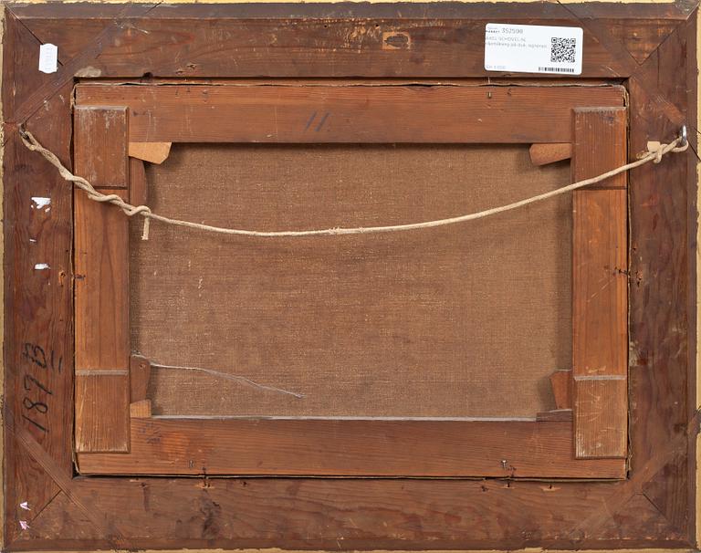 AXEL SCHOVELIN, oljemålning på duk, signerad.