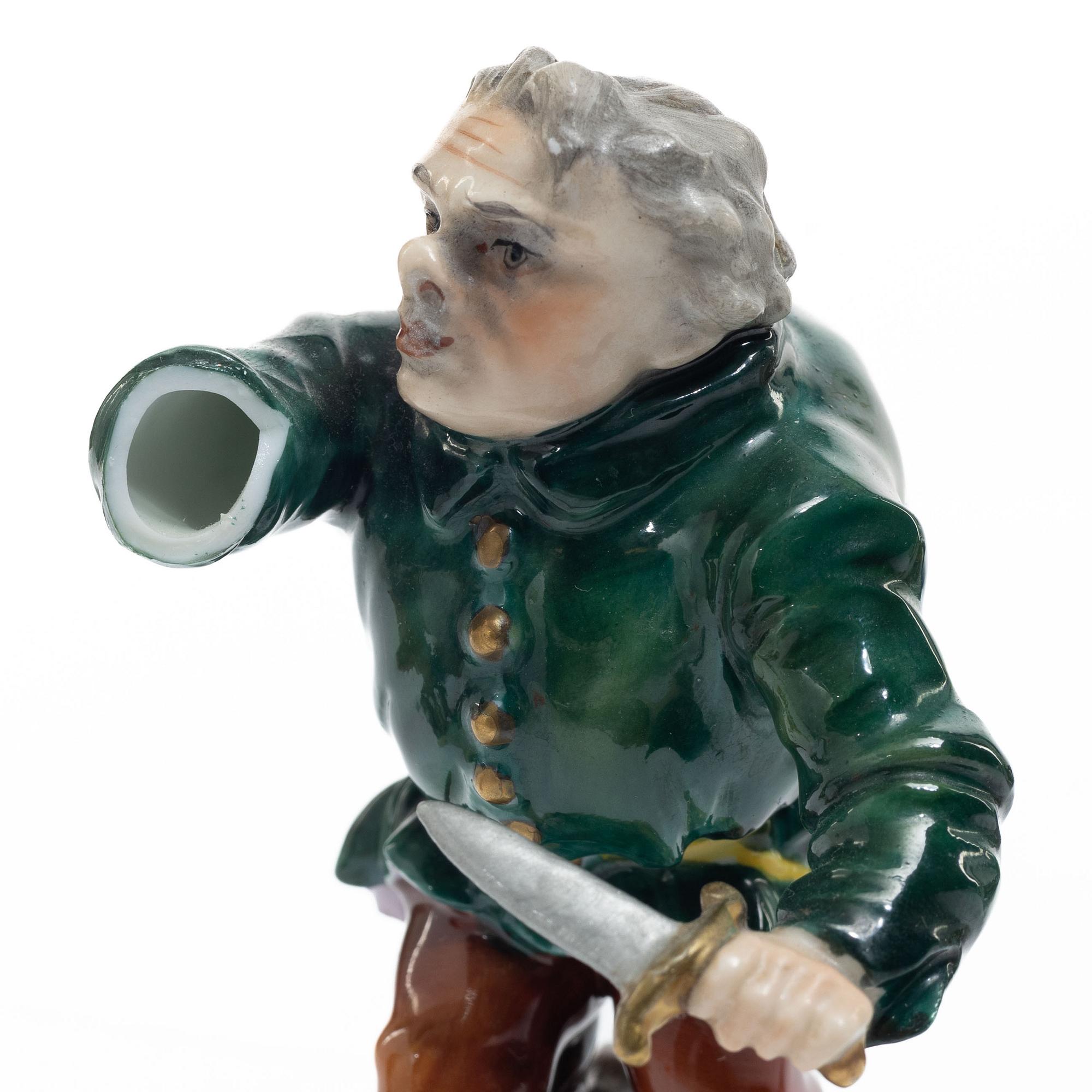 Figurines, 6, porcelain, Naples.