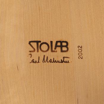 Carl Malmsten, a set of three chairs, "Lilla Åland", Stolab, 2002.