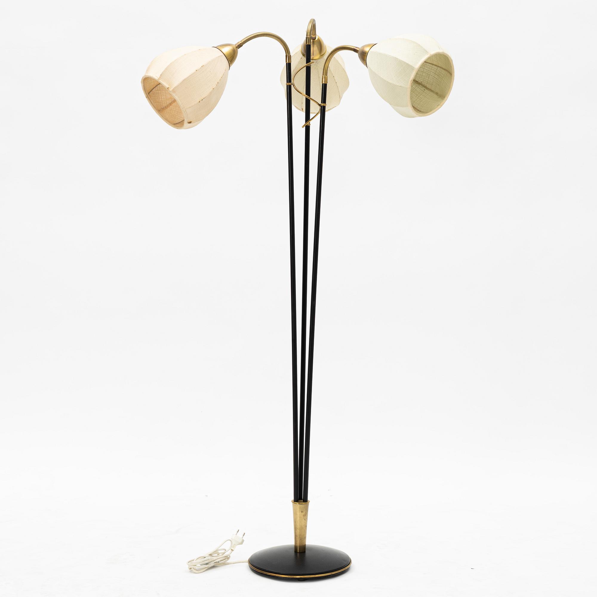 Golvlampa, Möller Armatur, Eskilstuna, 1950-tal.