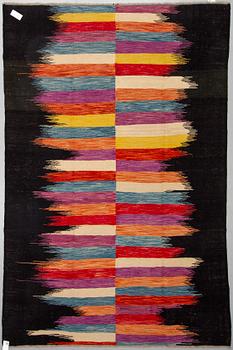 A carpet, kilim 302 x 197.