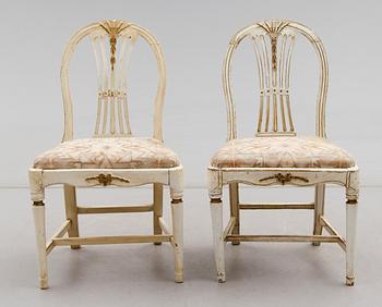 STOLAR, 1 par, sengustavianska, omkring år 1800.