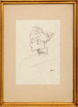 Jean Louis Forain, Modellstudie.