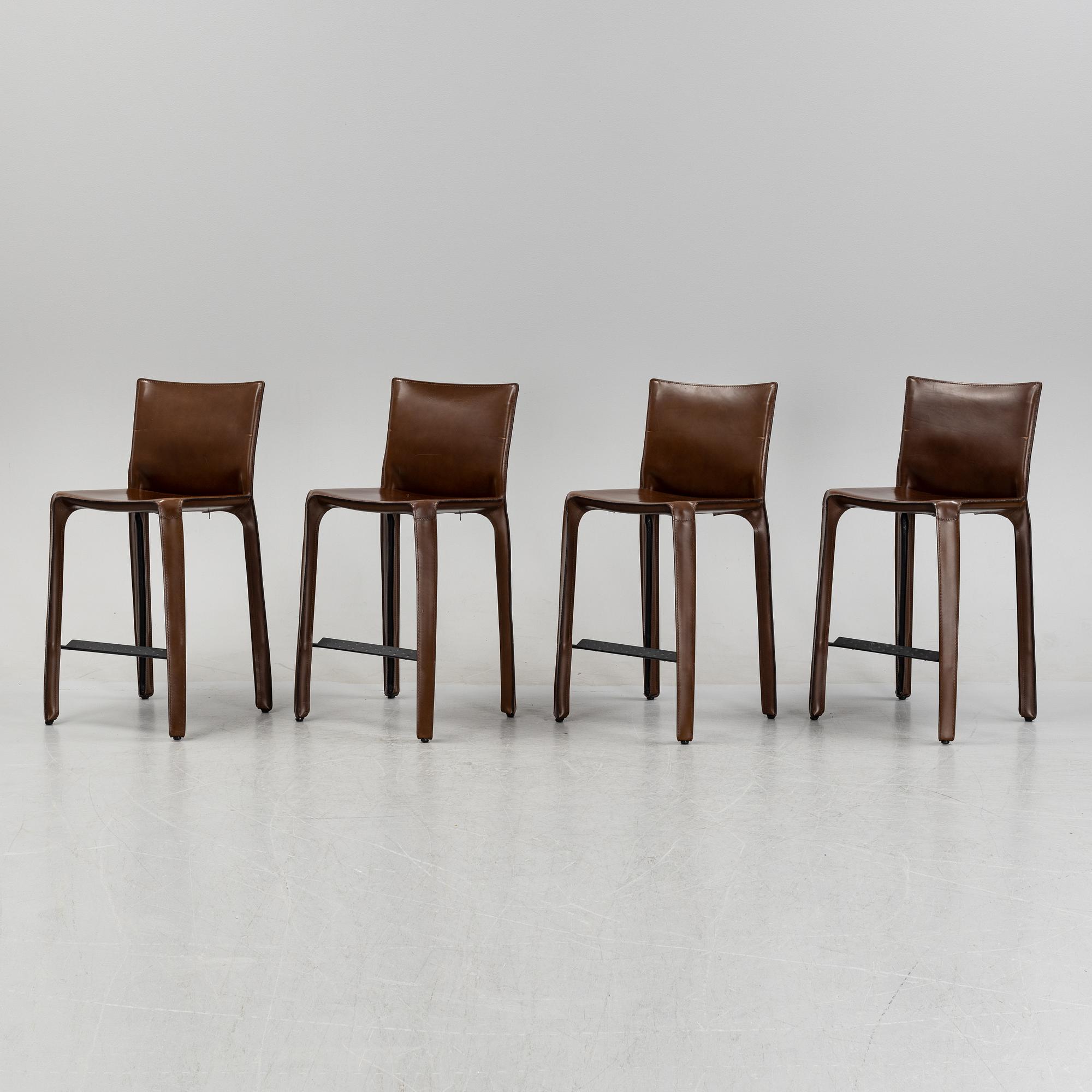 Mario Bellini, barstolar, 4 st "410 CAB" för Cassina, Italien, 2000-tal.