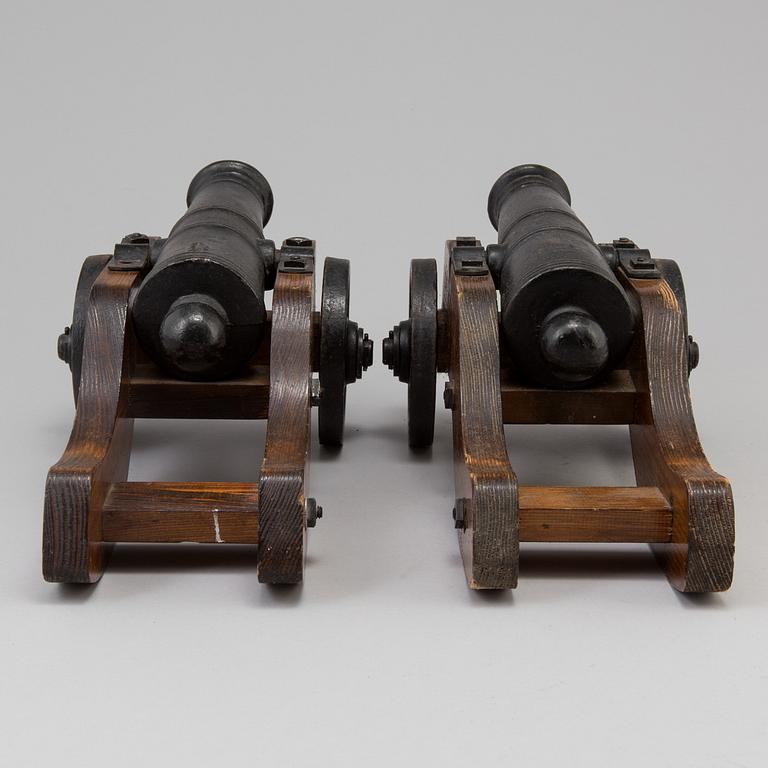 A pair of signal cannons, Stafsjö Bruk, 20th century.