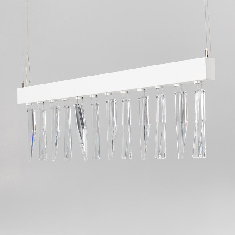 Lena Bergström, a 'Prismi' ceiling lamp, Orrefors & Zero, 2007.
