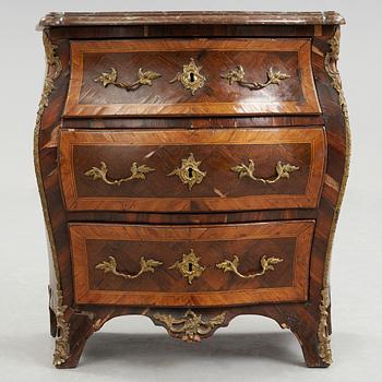 A Swedish Rococo commode by Christopher Tietze (master in Stockholm 1764-1791).