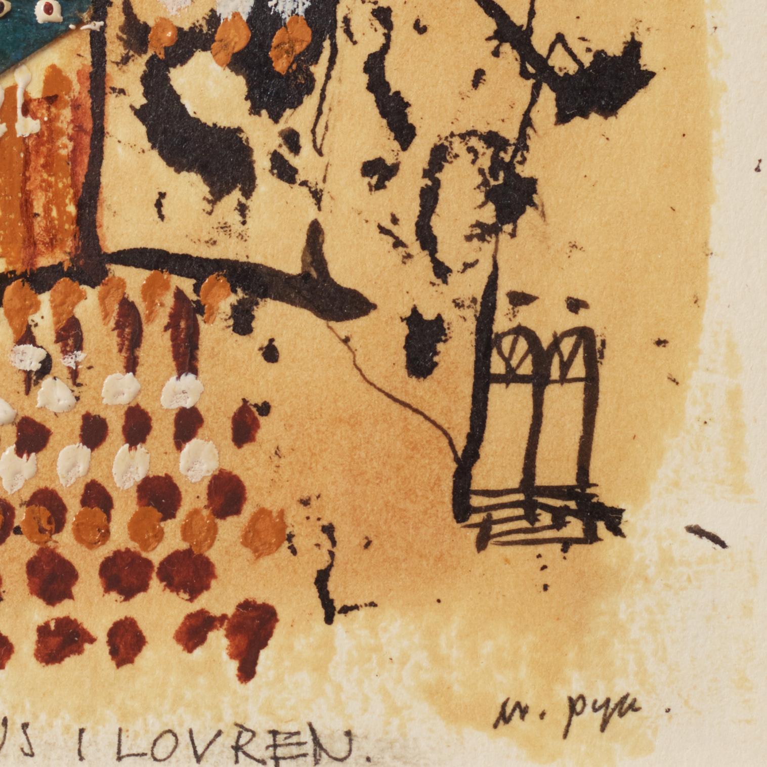 Madeleine Pyk,  "Den lilla blå hippotamus i Louvren".