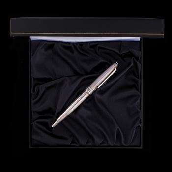 KULSPETSPENNA, sterlingsilver, Mont Blanc, Meisterstück Solitaire. Originaletui.
