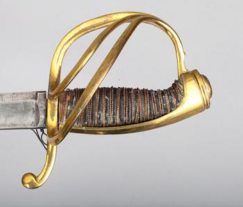 OFFICERSSABEL, 1800-tal.