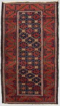 A carpet, Persian, Beluch, antique. Ca. 162 x 92 cm.