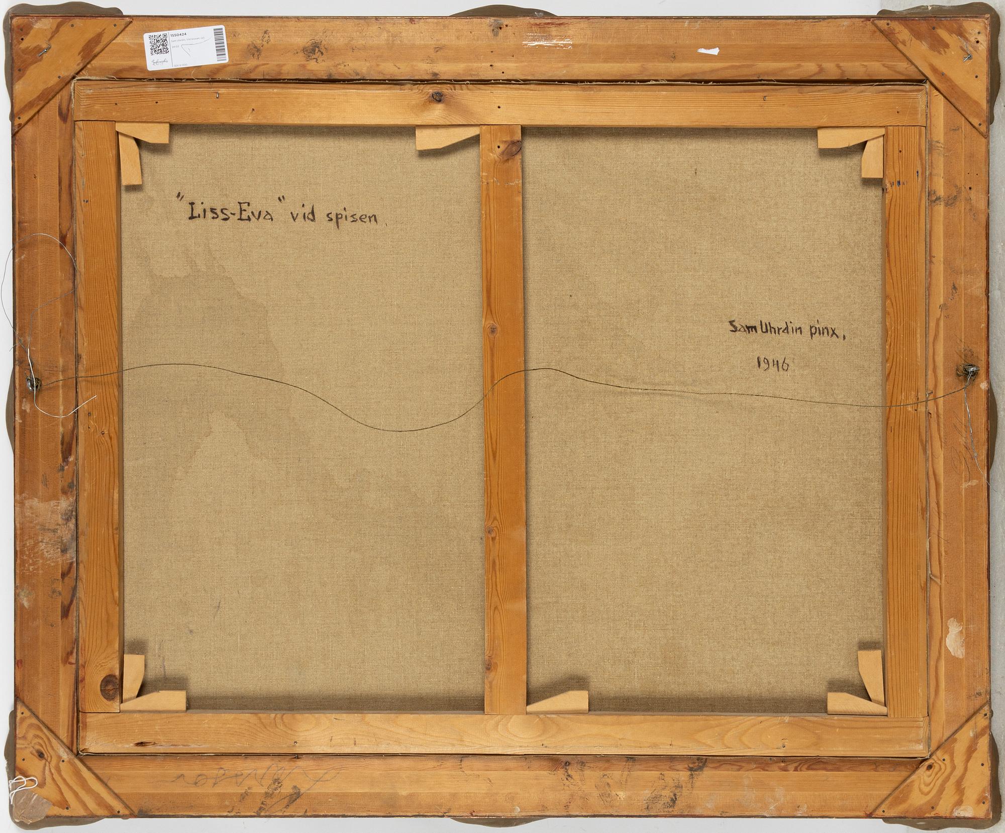 Sam Uhrdin, "Liss-Eva vid spisen".