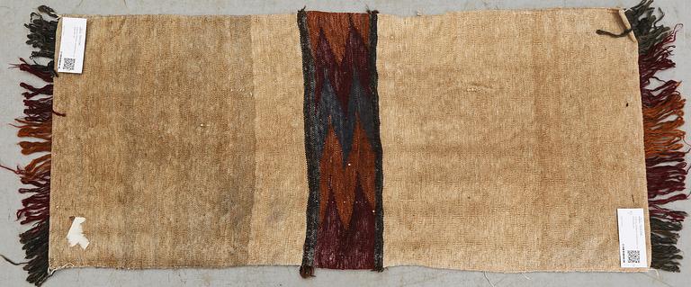 SADELVÄSKA, turkmensk, ca 109x48 cm.