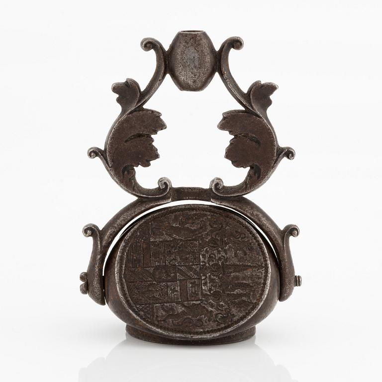 Count Gustaf Cronhielm's (1664-1737) seal stamp.