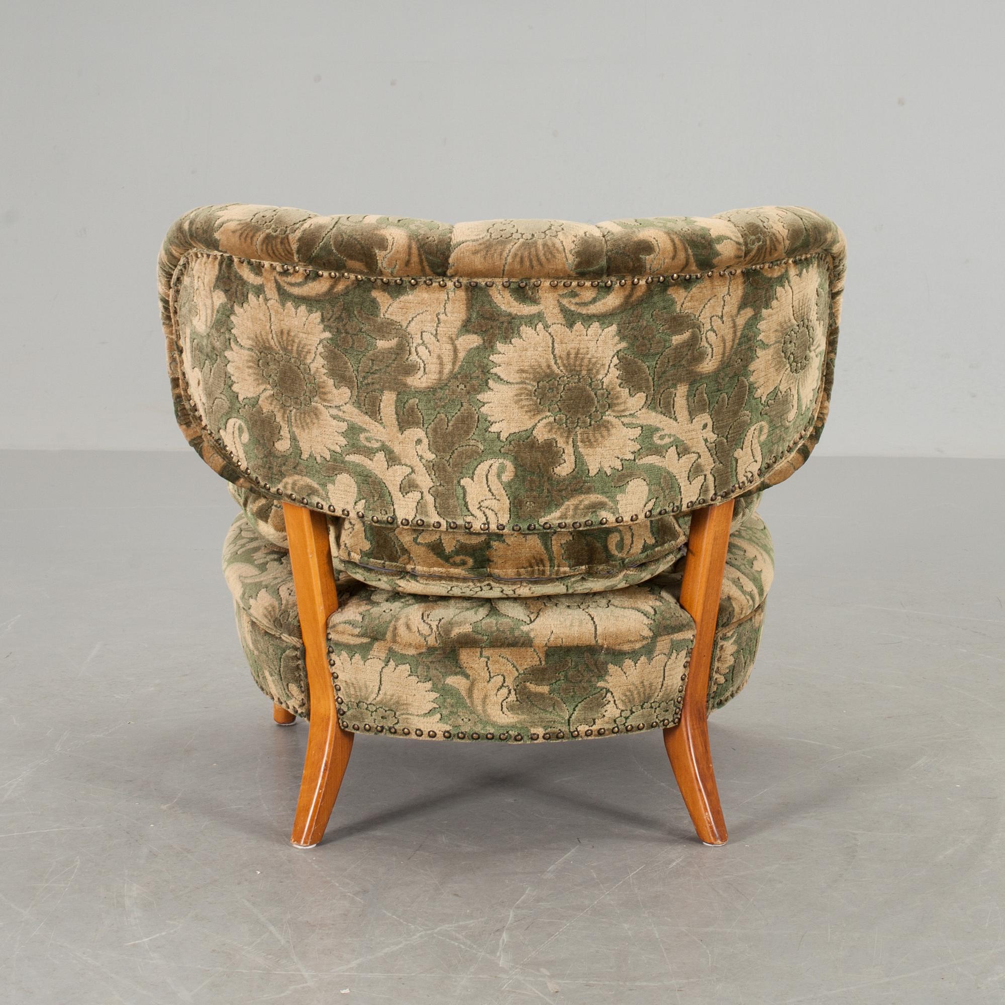 FÅTÖLJ, Otto Schultz för JIO Möbler Jönköping, 1940-50-tal.