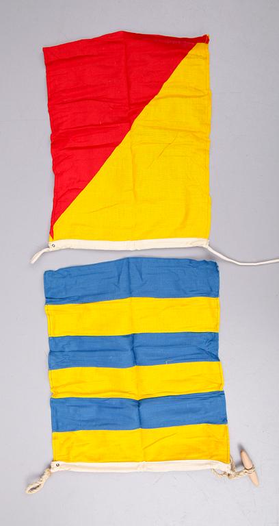 SIGNALFLAGGOR, 42 st, 1900-tal.